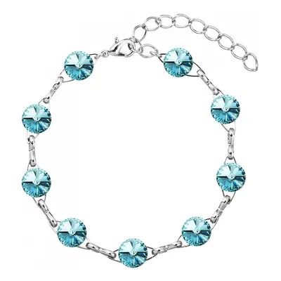 Náramek Rivoli se Swarovski Elements Light Turquoise mm