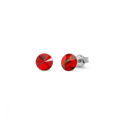 Náušnice červené Rivoli se Swarovski Elements Sweet Candy Studs K1122SS29LSI light siam mm