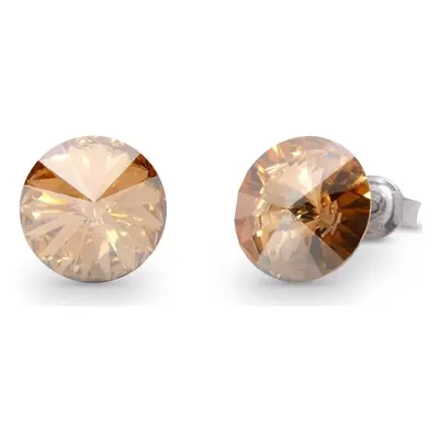 Náušnice Rivoli se Swarovski Elements Sweet Candy Studs K1122SS47GS Golden Shadow mm