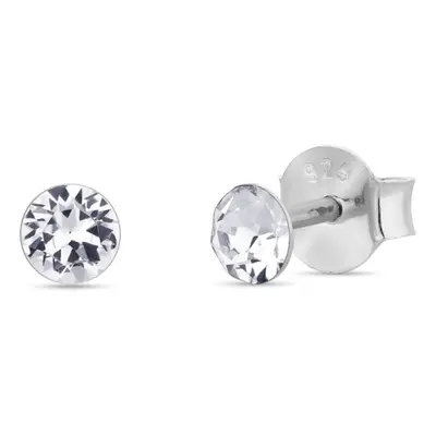 Náušnice čiré se Swarovski Elements Dotty Studs K1088PP31C Krystal