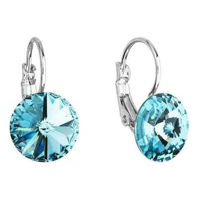 Náušnice Rivoli se Swarovski Elements Light Turquoise mm