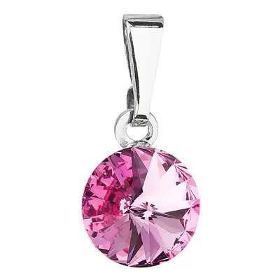 Přívěsek růžový Rivoli se Swarovski Elements Rose mm