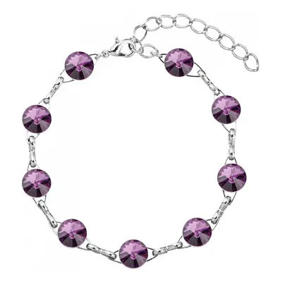 Náramek Rivoli se Swarovski Elements Amethyst mm