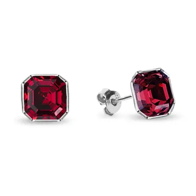 Náušnice červené se Swarovski Elements Imperial Studs K44806SC Scarlet