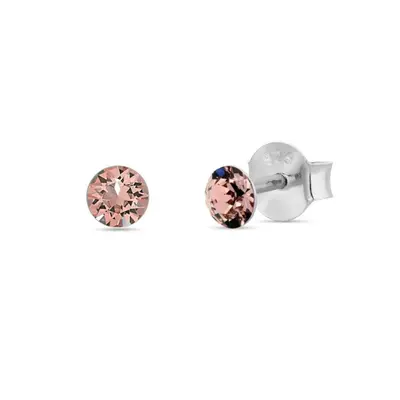 Náušnice růžové se Swarovski Elements Dotty Studs K1088PP31VR Vintage Rose