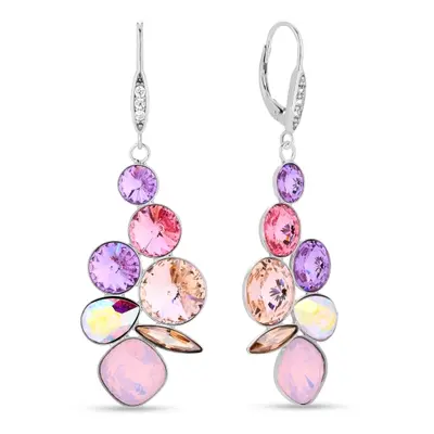 Náušnice se Swarovski Elements Florindi KA1122MIX1RW Rose Water Opal