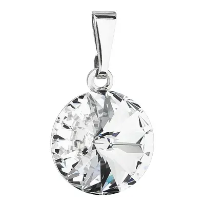 Přívěsek bílý Rivoli se Swarovski Elements Krystal mm