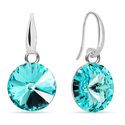 Náušnice Rivoli se Swarovski Elements Candy KW112212LTU Light Turquoise mm