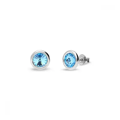 Náušnice modré se Swarovski Elements Tiny Bonbon Studs KR1122SS29AQ Aqua mm