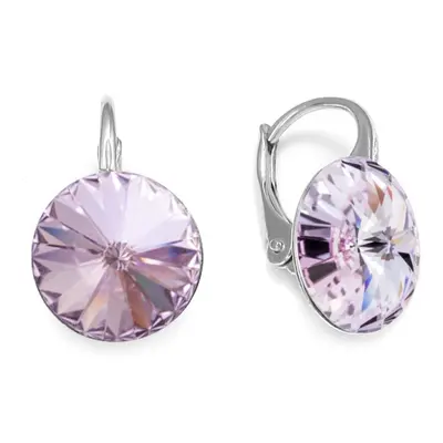 Náušnice fialové Rivoli se Swarovski Elements Sweet Candy K112212V Violet mm