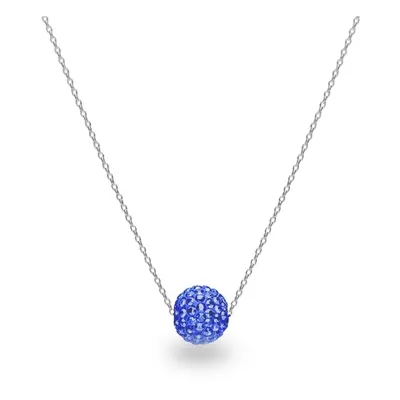 Náhrdelník se Swarovski Elements kulička Sapphire