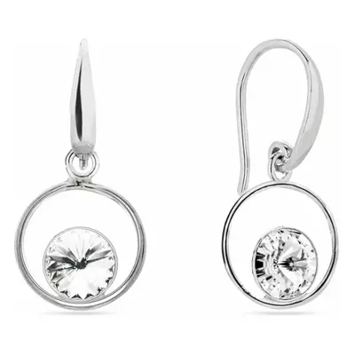 Náušnice čiré se Swarovski Elements Fame KWOM1122SS29C Krystal