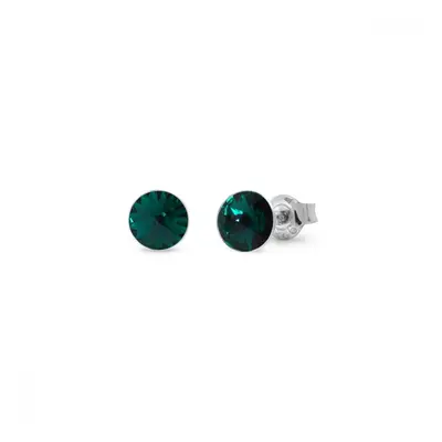 Náušnice Rivoli se Swarovski Elements Sweet Candy Studs K1122SS29EM emerald mm