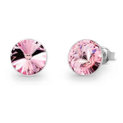 Náušnice světle růžové Rivoli se Swarovski Elements Sweet Candy Studs K1122SS39LR light rose mm