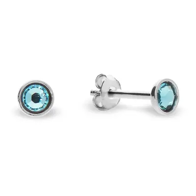 Náušnice tyrkysové se Swarovski Elements Pinpoint Studs K2038SS10LTU Light Turquoise