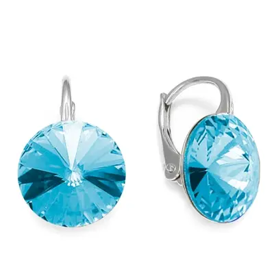 Náušnice modré Rivoli se Swarovski Elements Sweet Candy K112212AQ Aqua mm