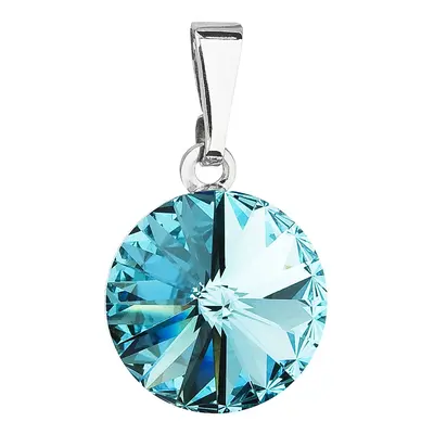 Přívěsek tyrkysový Rivoli se Swarovski Elements Light Turquoise mm