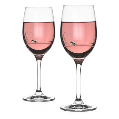 Sklenice na víno se Swarovski Elements srdce Petit Wines-Heart ml