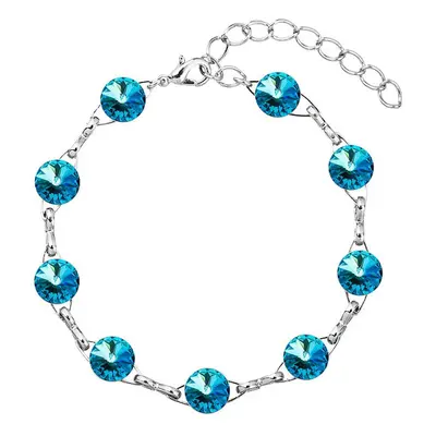 Náramek Rivoli se Swarovski Elements Bermuda Blue mm