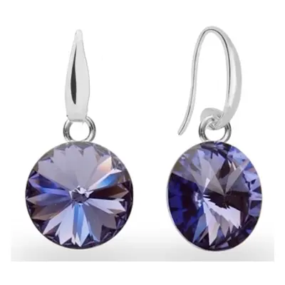 Náušnice Rivoli se Swarovski Elements Candy KW112212TA Tanzanite mm