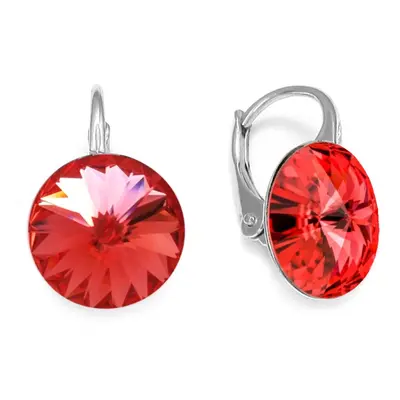 Náušnice oranžové Rivoli se Swarovski Elements Sweet Candy K112212PA Padparadscha mm