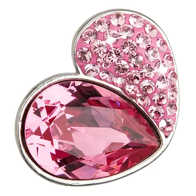 Přívěsek růžový se Swarovski Elements 34161.3 srdce Rose