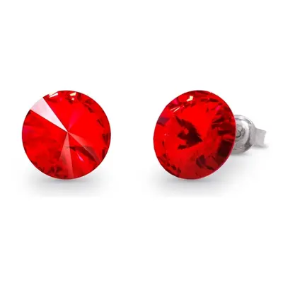 Náušnice Rivoli růžové se Swarovski Elements Sweet Candy Studs K1122SS47LSI Light Siam