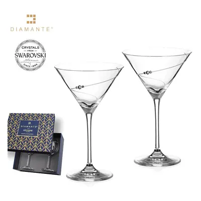 Sklenice na Martini se Swarovski Elements Silhouette ml