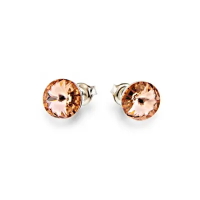 Náušnice Rivoli se Swarovski Elements Sweet Candy Studs K1122SS39VR Vintage Rose mm