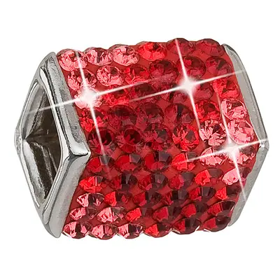 Přívěsek průvlekový kvádr se Swarovski Elements 34134.3 Siam