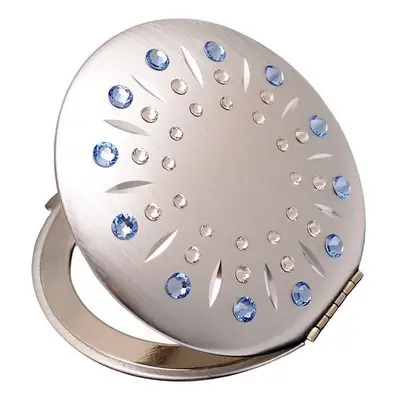 Kosmetické kapesní zrcátko se Swarovski Elements sun modré EL-01.21 Light Sapphire