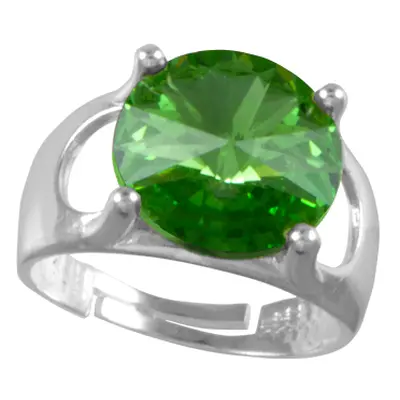 Prsten se Swarovski Elements Rivoli Peridot mm