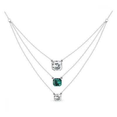 Náhrdelník zelený se Swarovski Elements Imperial Trio NK3ROLO4480CEM Emerald