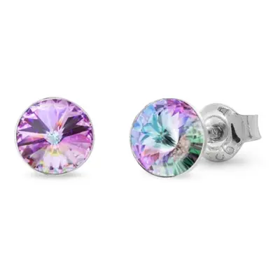 Náušnice fialové Rivoli se Swarovski Elements Sweet Candy Studs K1122SS29VL vitrail light mm