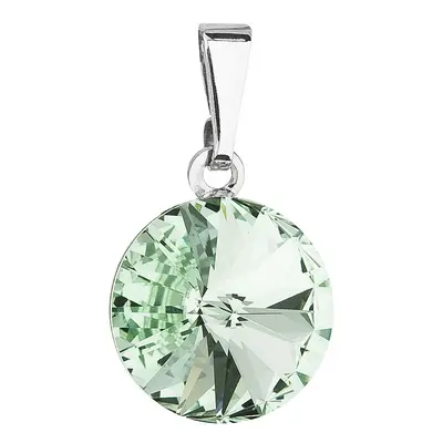 Přívěsek zelený Rivoli se Swarovski Elements Chrysolite mm