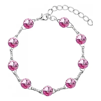 Náramek Rivoli se Swarovski Elements Rose mm