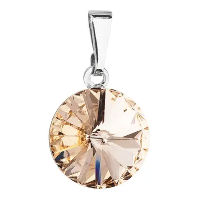 Přívěsek béžový Rivoli se Swarovski Elements Light Peach mm