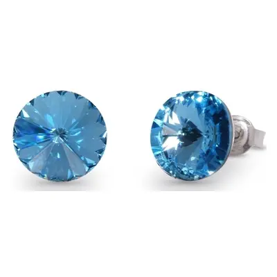 Náušnice Rivoli se Swarovski Elements Sweet Candy Studs K1122SS47AQ Aquamarine mm