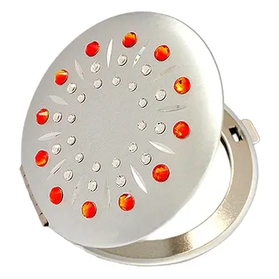 Kosmetické kapesní zrcátko se Swarovski Elements sun oranžové EL-01.3 Fireopal