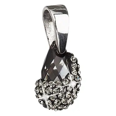 Křišťálový přívěsek Swarovski Elements 39096.5 Silver night