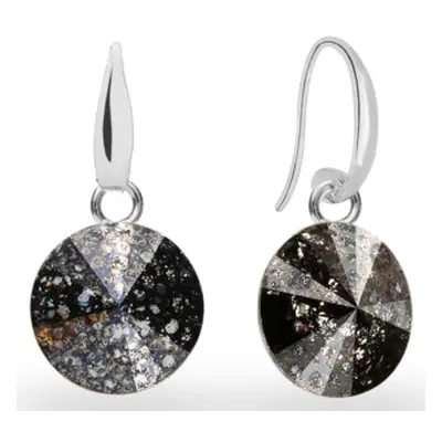 Náušnice Rivoli se Swarovski Elements Candy KW112212BP Black Patina mm