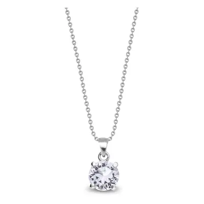 Náhrdelník čirý se Swarovski Elements Ronda NP1088SS39C Krystal