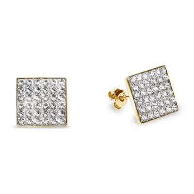 Náušnice čiré se Swarovski Elements Kingdom Studs KGFM6C Krystal