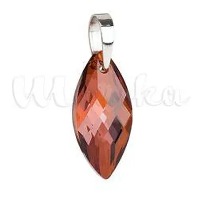 Přívěsek se Swarovski Elements slza 34086.5 Red magma