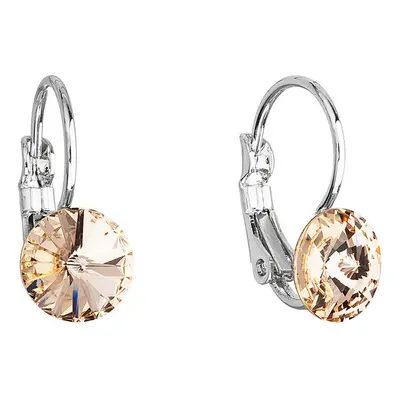 Náušnice Rivoli se Swarovski Elements visací Light Peach mm