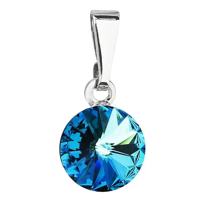 Přívěsek Rivoli se Swarovski Elements Bermuda Blue mm