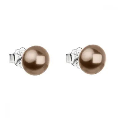 Náušnice se Swarovski Elements 31142.3 Bronze mm