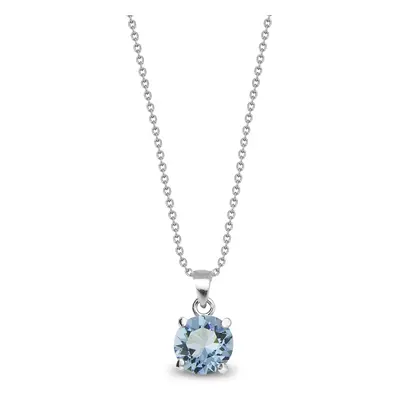 Náhrdelník modrý se Swarovski Elements Ronda NP1088SS39AQ Aquamarine