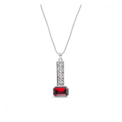 Náhrdelník červený se Swarovski Elements Royal Wand NFM2602CSC Scarlet