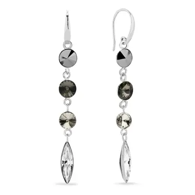 Náušnice se Swarovski Elements Willow KW112234200HC Hematite